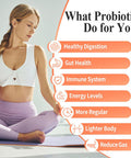 300 Billion CFU Probiotics - Probiotics for Women and Men, 12 Probiotic Strains Plus Prebiotic, for Immune & Digestive, Gut Health, Gas Bloating, Shelf Stable - 60 Capsules