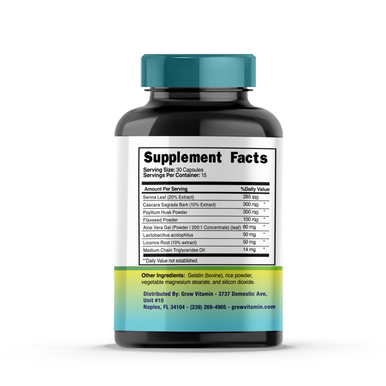 FAST ACTING Colon 15 Day Quick Cleanse - Supports Detox & Increased Energy