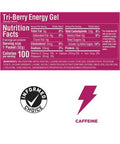 GU Energy Original Sports Nutrition Energy Gel, 8-Count, Tri-Berry