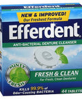 Efferdent Plus Mint Anti-Bacterial 44 Tabs By Efferdent