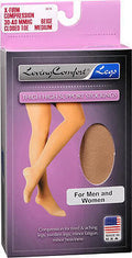 Loving Comfort Thigh High Stockings Sheer Firm 1653 Beige Medium 1 Each By Scott Specialties