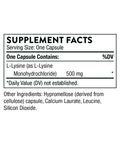 Thorne Lysine 60 Capsules