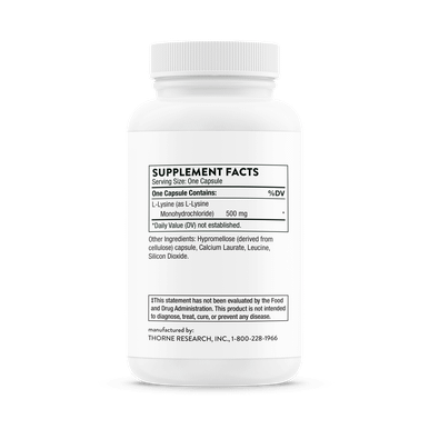 Thorne Lysine 60 Capsules