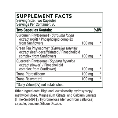 Thorne PolyResveratrol-SR 60 Capsules