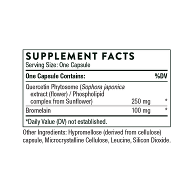 Thorne Quercetin Complex (formerly Quercenase) 60 Capsules