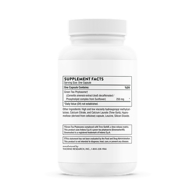 Thorne Green Tea Phytosome 60 Capsules