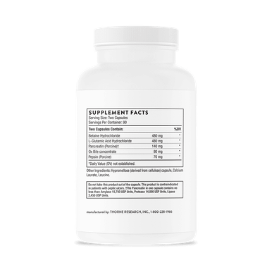 Thorne Advanced Digestive Enzymes (formerly Bio-Gest) 180 Capsules