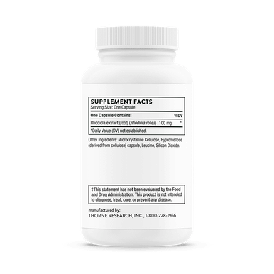 Thorne Rhodiola 60 Capsules