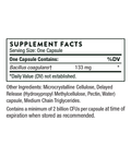 Thorne Bacillus Coagulans 60 Capsules