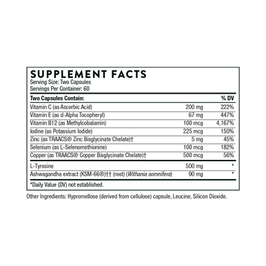 Thorne Thyrocsin 120 Capsules