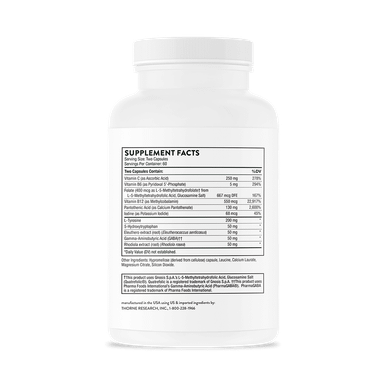 Thorne Emotion Balance Support (formerly Deproloft-HF) 120 Capsules