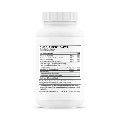 Thorne Craving and Stress Support (formerly Relora Plus) 60 Capsules