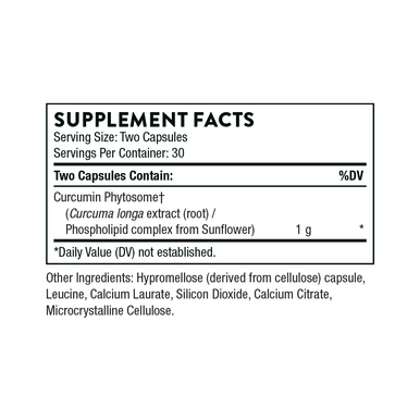 Thorne Curcumin Phytosome (formerly Meriva) 60 Capsules
