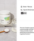 THORNE Creatine Micronized Creatine Monohydrate Powder 16 oz