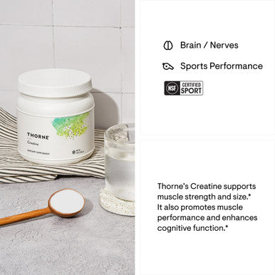 THORNE Creatine Micronized Creatine Monohydrate Powder 16 oz