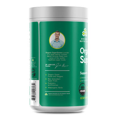 Ancient Nutrition Organic SuperGreens Peppermint Flavor 8.4oz