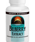 Source Naturals, Bilberry Extract, 100mg, 30 ct