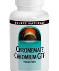 Source Naturals, ChromeMate Chromium GTF 200mcg Yeast Free, 240 ct