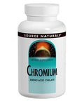 Source Naturals, Chromium Chelate 200mcg elemental, 250 ct