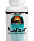 Source Naturals MegaFolinic Bioavailable Folic Acid 800mcg 120 ct