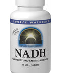 Source Naturals, NADH, 20mg Co E1 Sublingual Blister Pack, 10 ct