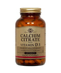 Solgar Calcium Citrate With Vitamin D3 120 Tablet