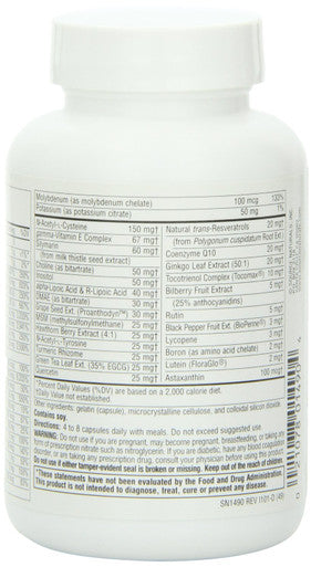 Source Naturals Life Force Multiple, No Iron, 60 Capsules