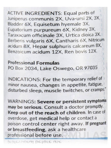 Professional Formulas Kidney Stim Liquescence 4 fl. oz 118 ml