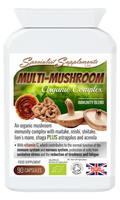 Specialist Supplements Multi-Mushroom Organic Complex 90'S