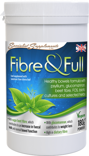 Specialist Supplements Fibre & Full 180G