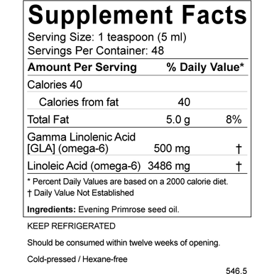 BodyBio Evening Primrose Oil 8 oz