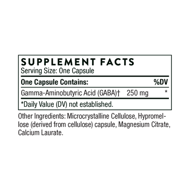 Thorne PharmaGABA-250 60 Capsules