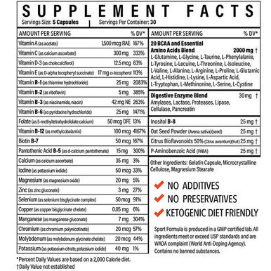 Sport Formula Multivitamin 150Caps