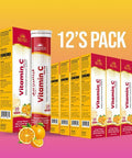 Sunshine Nutrition Vitamin C Effervescent Tablet 12'S Pack