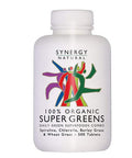Synergy Natural Organic Super Greens - 500 tablets