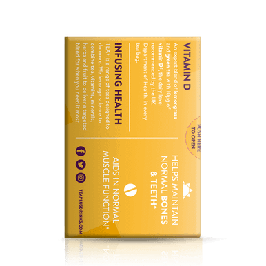 Tea+ (co-branded with Vitabiotics) Tea+ Vitamin Tea Vitamin D Mango & Pineapple
