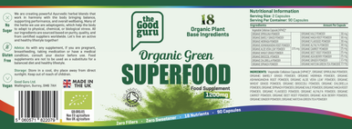 the Good guru Organic Green Superfood 90's