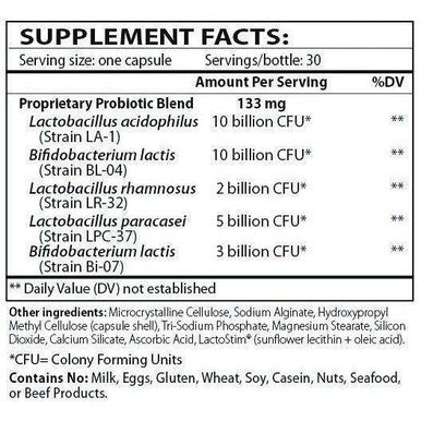 Theralac, Bio-Replenishing Probiotic 30 caps by Master Supplements Inc.