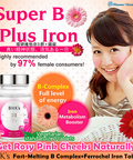 BHK's Fast-Melting B Complex+Ferrochel Iron Tablets