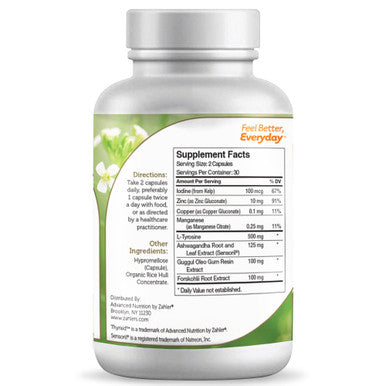 Zahler's Thyraid Advanced Health 60 Capsules
