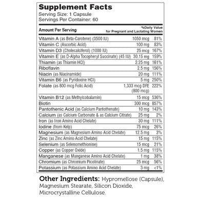 Zahler's Total One Prenatal Womens Health 60 Capsules