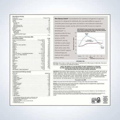 Metagenics- Ultra Glucose Control Vanilla 30 serv