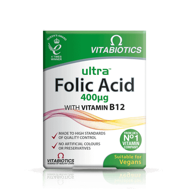 Vitabiotics Ultra Folic Acid 60 Tablets
