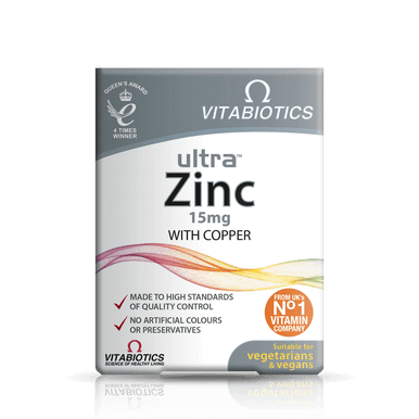 Vitabiotics Ultra Zinc 15mg with copper