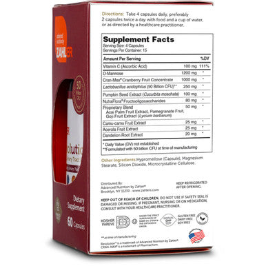 Zahler's Revolution Capsules Advanced Health