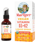 MaryRuth Organics Organic D3 + K2 Spray (1 oz)