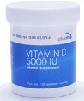 Vitamin D 5000 IU 120 Caps by Pharmax