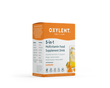 Oxylent 5-In-1 Multivitamin Food Supplement Drink Mandarin 30'S (Currently Unavailable)