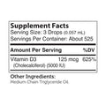 Zahler's Vitamin D3 Liquid 5000 Iu General Health 1FL.OZ