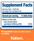 Bariatric Fusion Vitamin A 60 Soft Gels